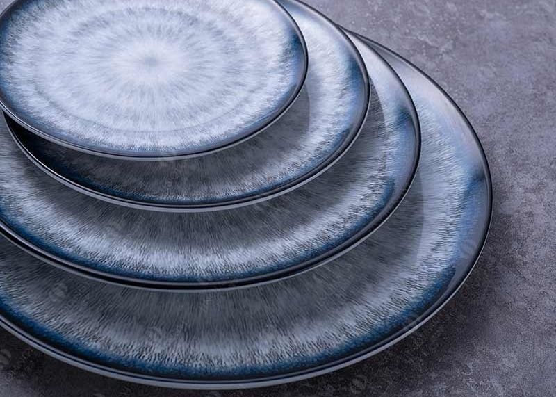 Royal Blue Ceramic 20pc Dinner Set For Wedding Party