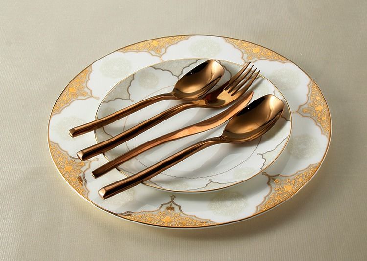 HS 6911101900 High Grade Fine Bone China Dinnerware Set
